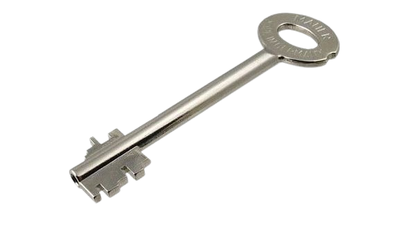 clé de porte blinde