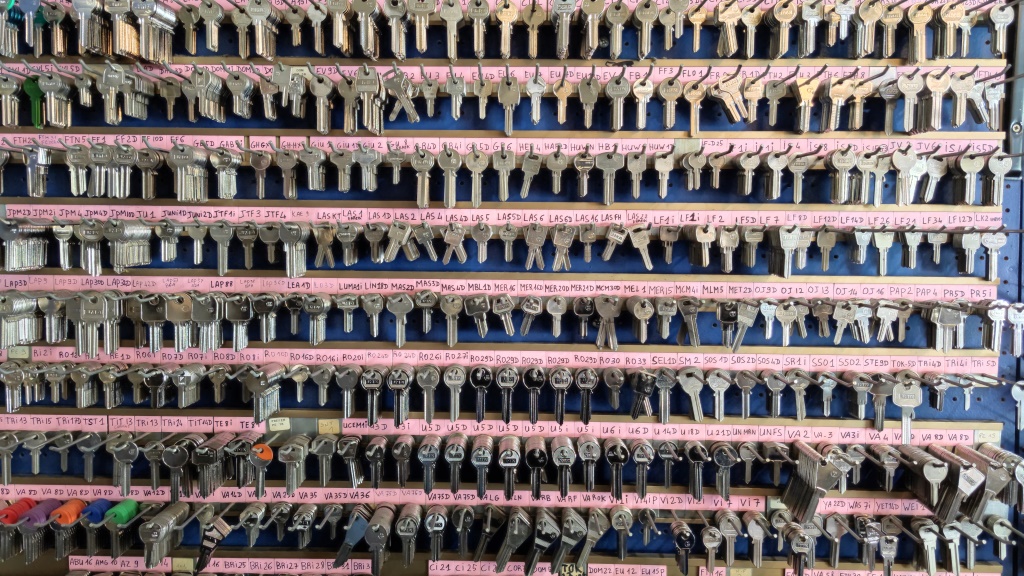 large choix de clés